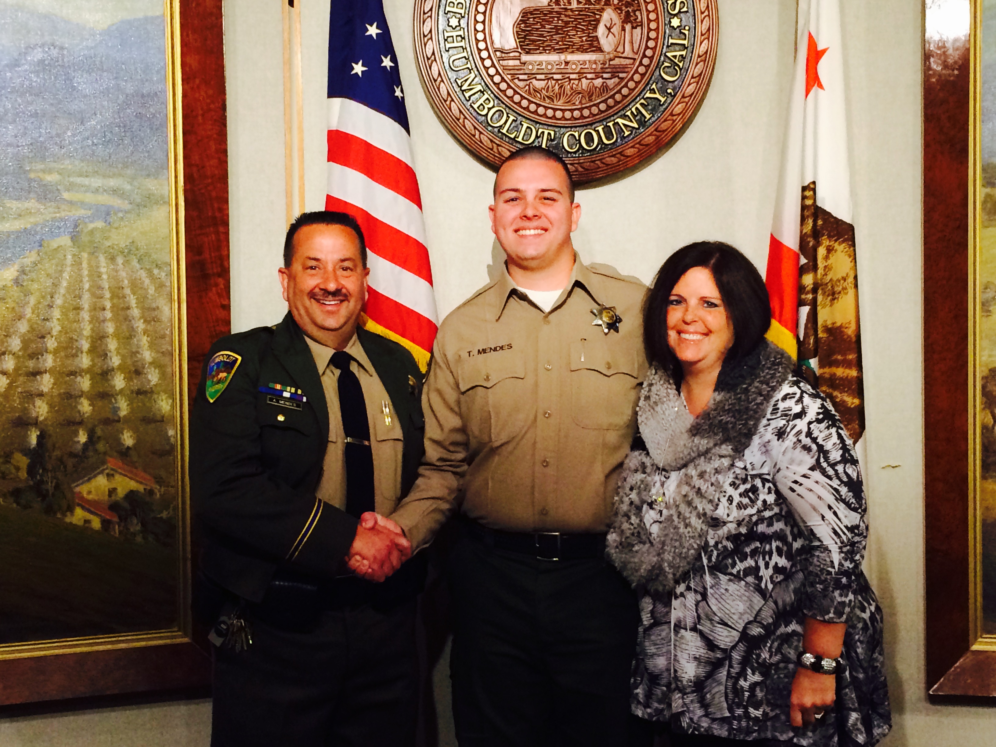 Mendes,Travis and his dad and mom 5.2015